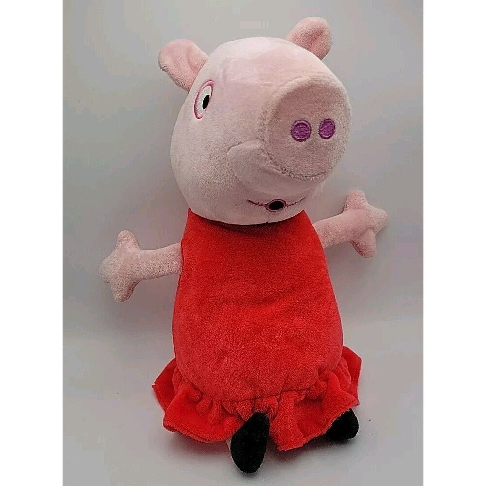 Peppa Pig Plush Whistle N' Oink Talking & Light Up Pepa Stuffed Doll Plush 12"
